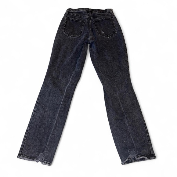 Abercrombie & Fitch The 90s Straight Ultra High Rise Curve Love Black 28/6R - Picture 4 of 9